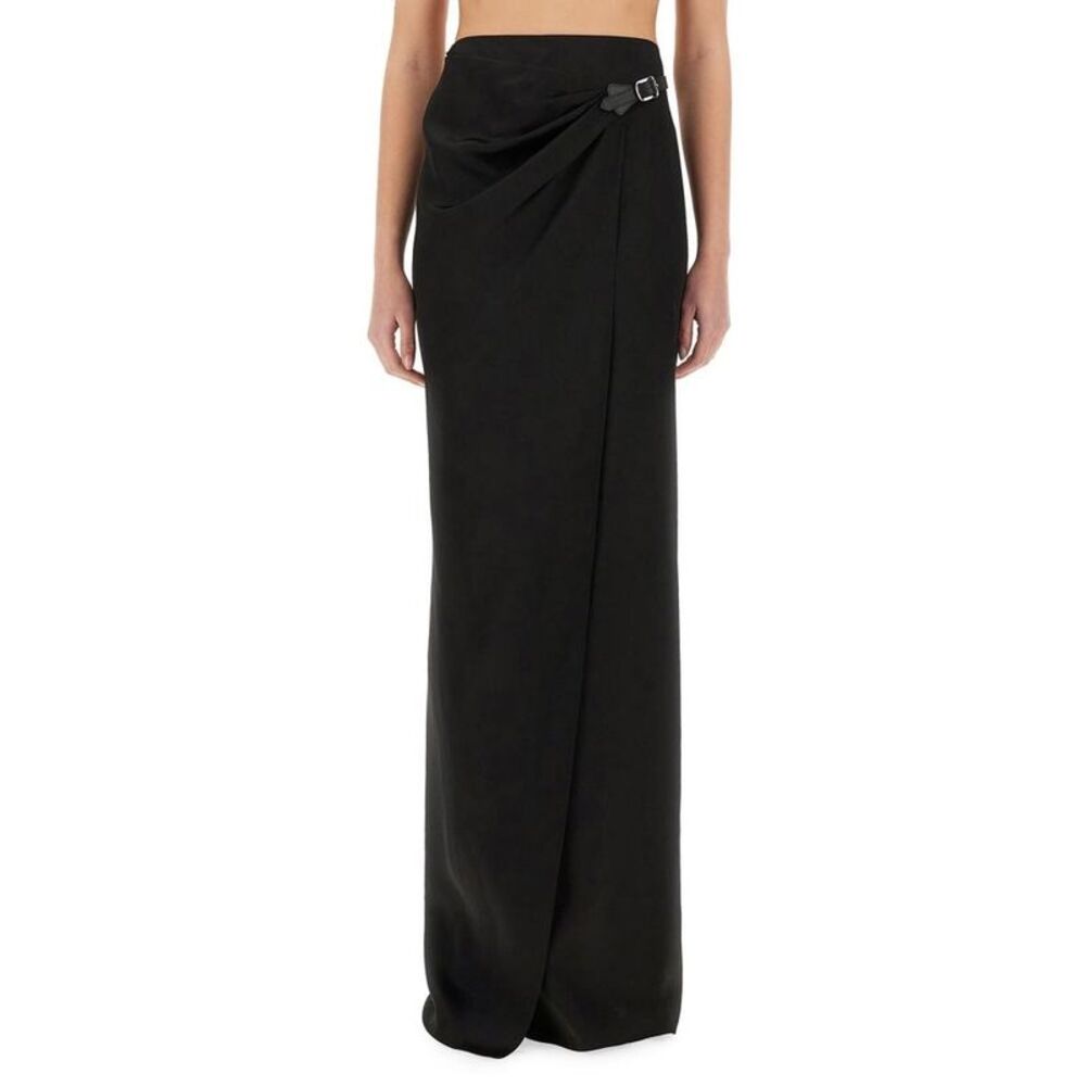 TOM FORD Draped Buckle Maxi Skirt Women BLACK Skirts